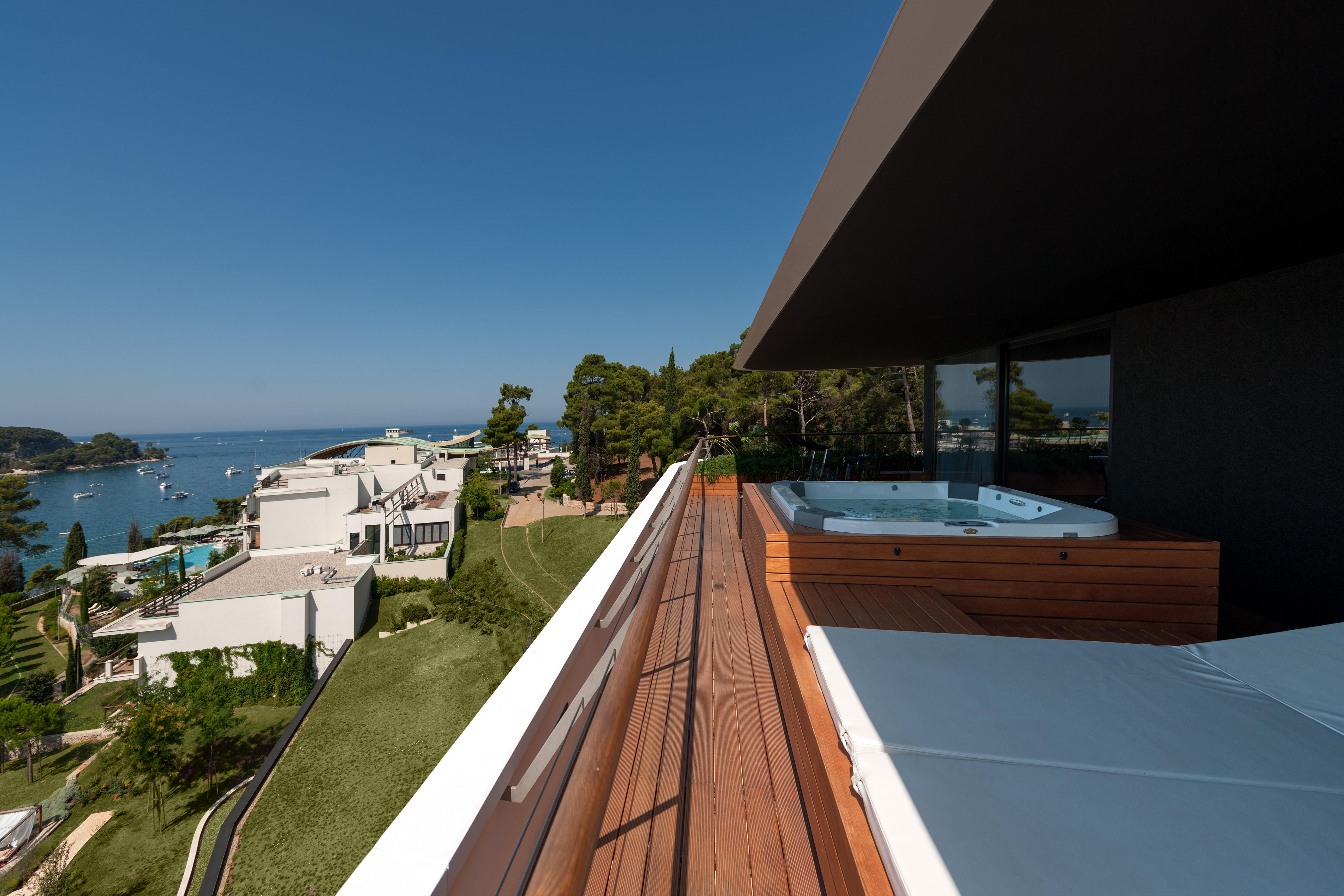 Lone Hotel By Maistra Collection Rovinj Exterior photo The view from the house