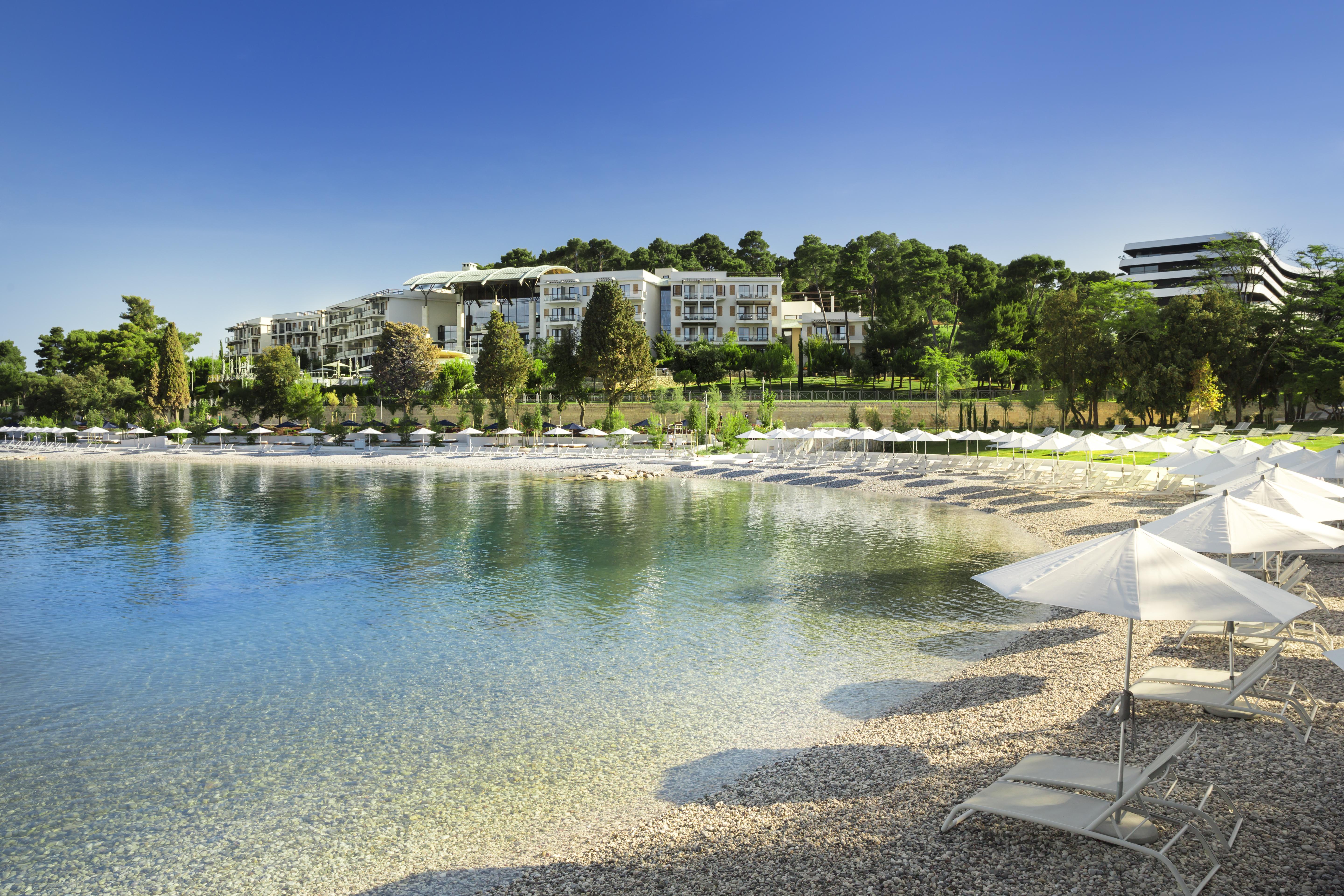 Lone Hotel By Maistra Collection Rovinj Exterior photo Beach at the hotel